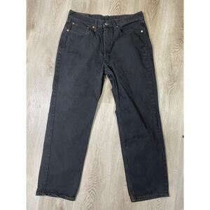 Levi’s 550 Jeans Men's 36x32‎ Black Relaxed Fit Cotton Denim Straight Leg Pants